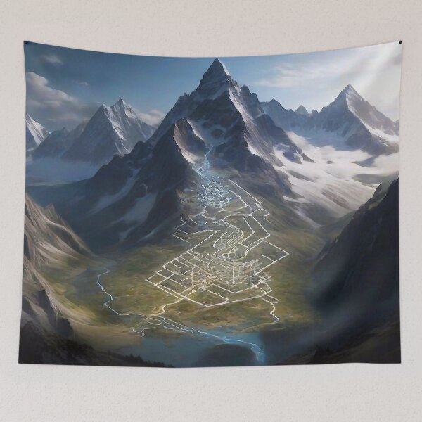 Item preview, Mysterious mountain trails designed and sold by M-Y-A-R-T-.
