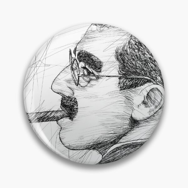 Item preview, GROUCHO MARX ink portrait .1 designed and sold by lautir.