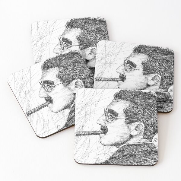 Item preview, GROUCHO MARX ink portrait .1 designed and sold by lautir.
