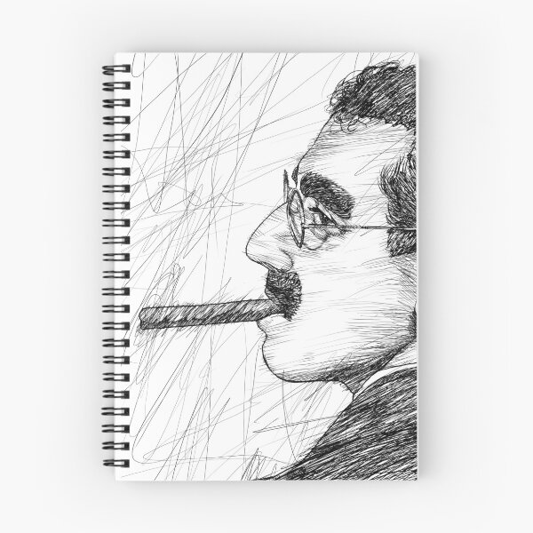 Item preview, GROUCHO MARX ink portrait .1 designed and sold by lautir.