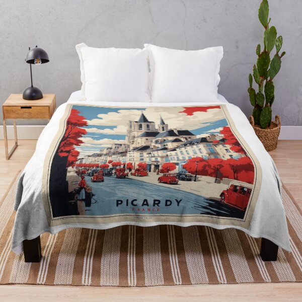 Item preview, Picardy France Vintage Poster Tourism designed and sold by TravelersGems.