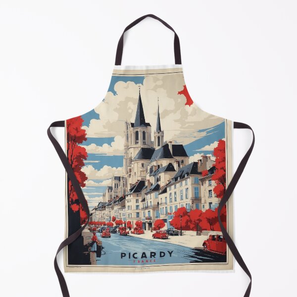 Item preview, Picardy France Vintage Poster Tourism designed and sold by TravelersGems.