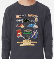 Greyhound Glossary: Bed Fail. A Redbubble exclusive design Lightweight Sweatshirt