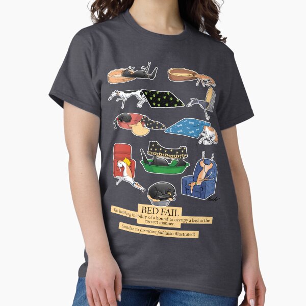 Item preview, Greyhound Glossary: Bed Fail. A Redbubble exclusive design designed and sold by RichSkipworth.