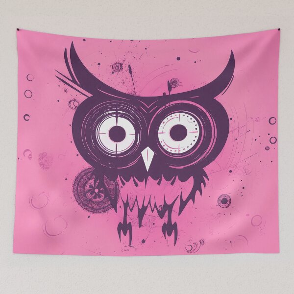 Item preview, Owl in modern chibi design designed and sold by randrdesign.
