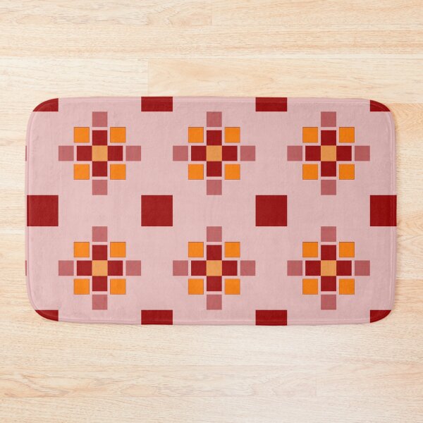 Item preview, A Vibrant Squares Pattern Inspired by Rich Cultural Heritage designed and sold by PrintMintStudio.
