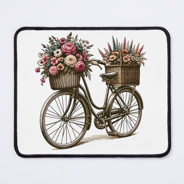 Item preview, "Rustic Bicycle Bloom" designed and sold by APARTAI EU.