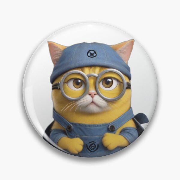 Item preview, Cat Dressed As A Minion designed and sold by pinksunsets.