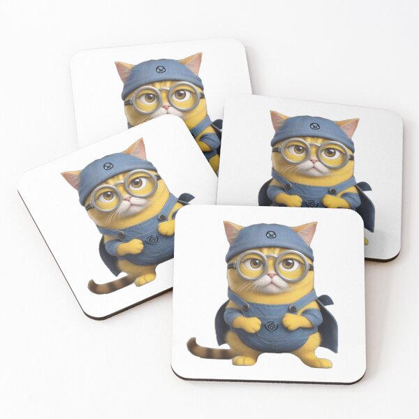 Item preview, Cat Dressed As A Minion designed and sold by pinksunsets.