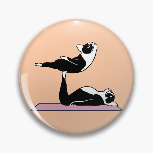 Item preview, AcroYoga Boston Terrier designed and sold by Huebucket.