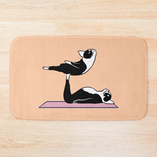 Item preview, AcroYoga Boston Terrier designed and sold by Huebucket.
