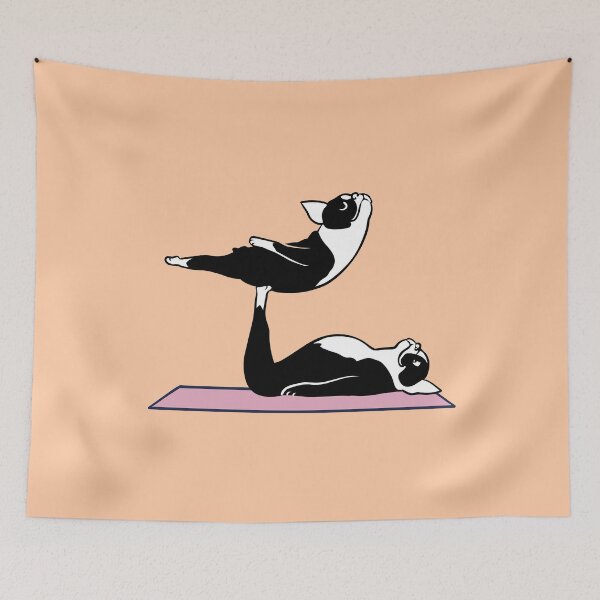 Item preview, AcroYoga Boston Terrier designed and sold by Huebucket.