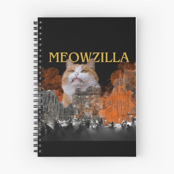 Item preview, Meowzilla, the destroyer monster, her best job is destroying furniture and various household items, catzilla  designed and sold by attakorn.