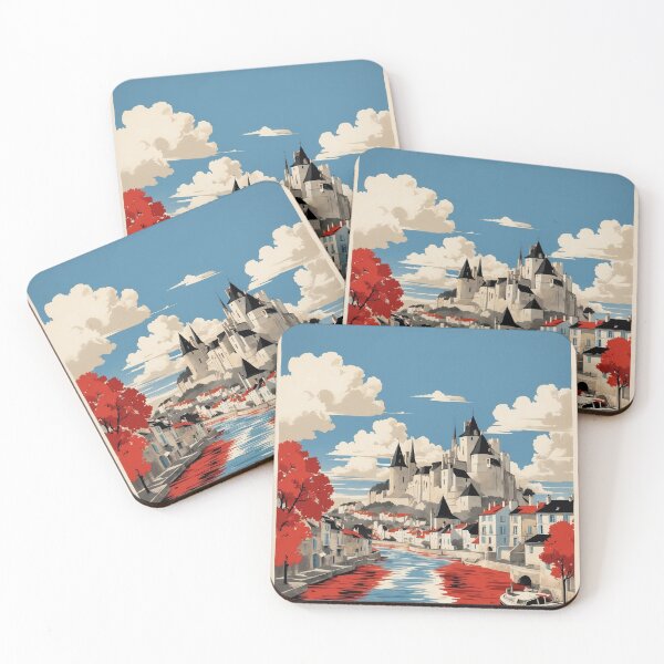 Item preview, Pays de la Loire France Vintage Poster Tourism designed and sold by TravelersGems.