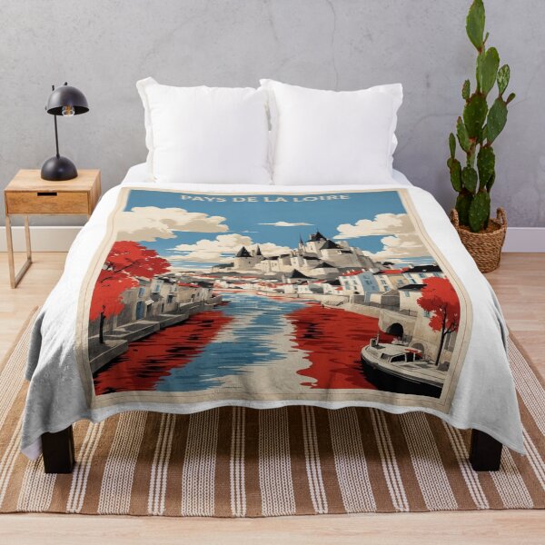 Item preview, Pays de la Loire France Vintage Poster Tourism designed and sold by TravelersGems.