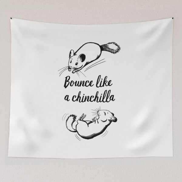Item preview, Happy cute Chinchillas; jumping, bounce like a chinchilla designed and sold by Drawmecute.