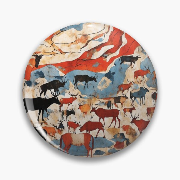 Item preview, Grotte de lascaux France Vintage Poster Tourism 3 designed and sold by TravelersGems.