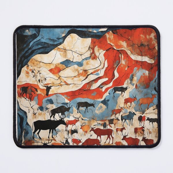 Item preview, Grotte de lascaux France Vintage Poster Tourism 3 designed and sold by TravelersGems.