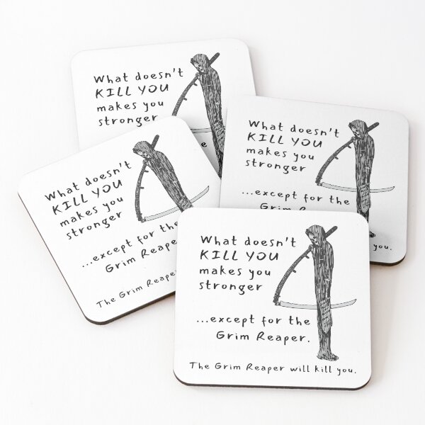 Item preview, The Grim Reaper Will Kill You designed and sold by Fair-Scribes.