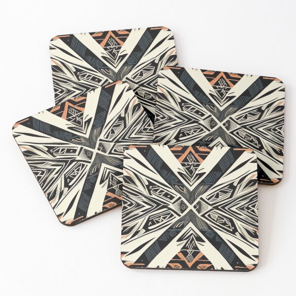 Item preview, Tribal pattern design with stripes designed and sold by operossa.