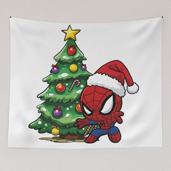 Item preview, Spidey Christmas - Santa Hat Spidey  designed and sold by CRAZY SHIRT DESIGNER.