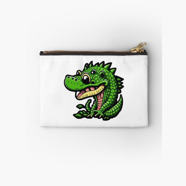 Item preview, Green Funky Crocodile  designed and sold by pinksunsets.