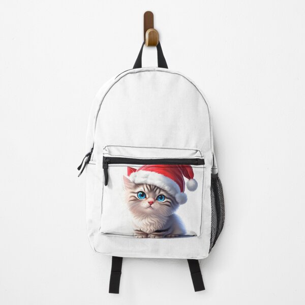 Item preview, CUTE CAT with merry christmas style designed and sold by 123JUST4U.