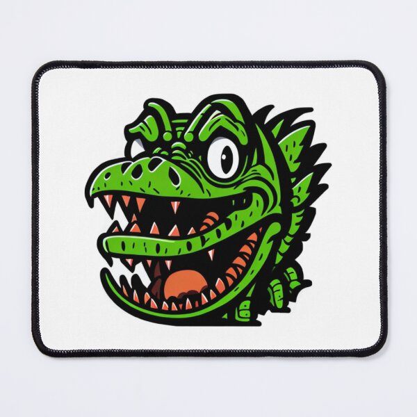 Item preview, Green Silly Crocodile  designed and sold by pinksunsets.