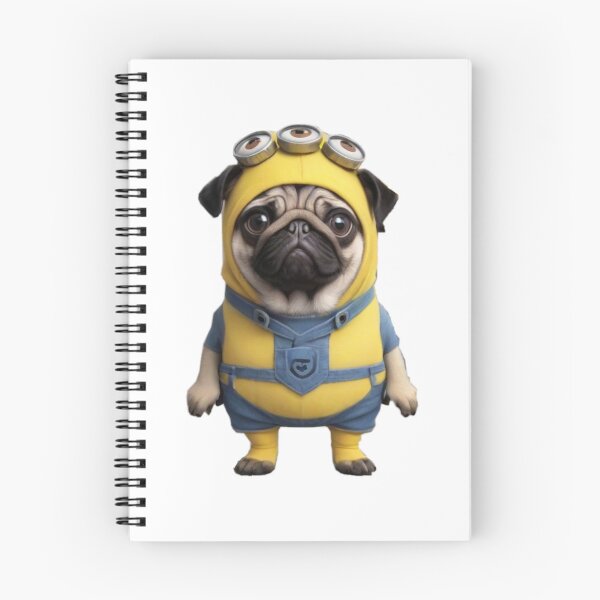 Item preview, Pug Dressed As A Minion designed and sold by pinksunsets.