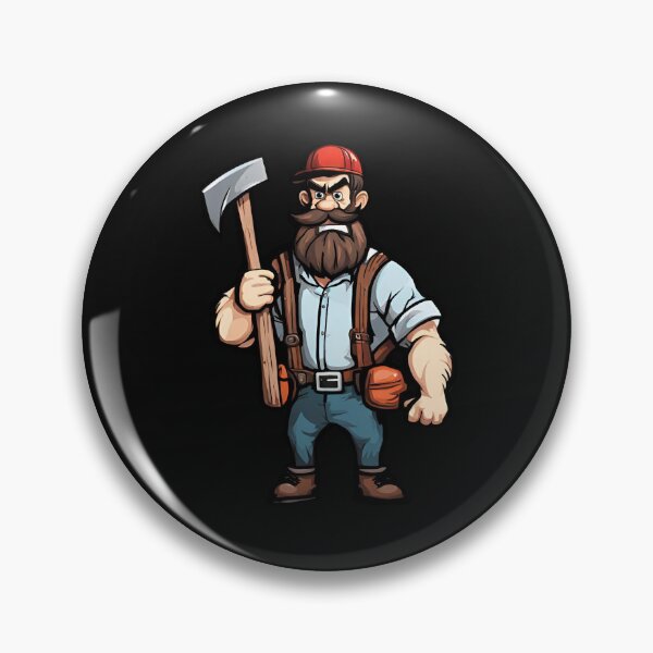 Item preview, Cartoon Lumberjack designed and sold by Aquillashop.