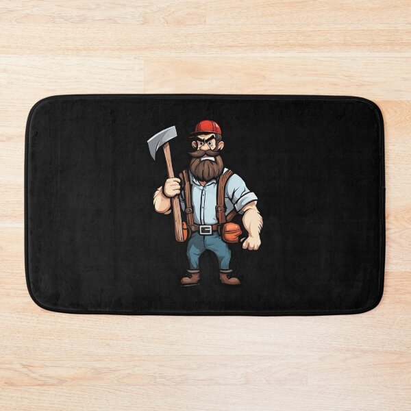 Item preview, Cartoon Lumberjack designed and sold by Aquillashop.