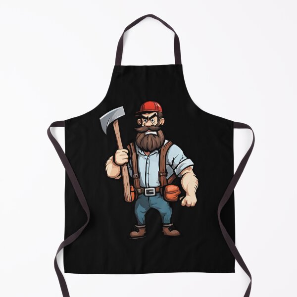 Item preview, Cartoon Lumberjack designed and sold by Aquillashop.