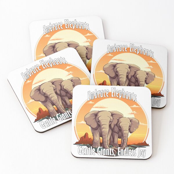 Item preview, Gentle Giants Endless Joy Of Elephants designed and sold by NeavesPhoto.