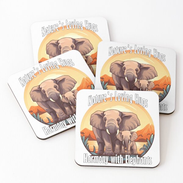 Item preview, Natures Loving Hugs Harmony With Elephants designed and sold by NeavesPhoto.