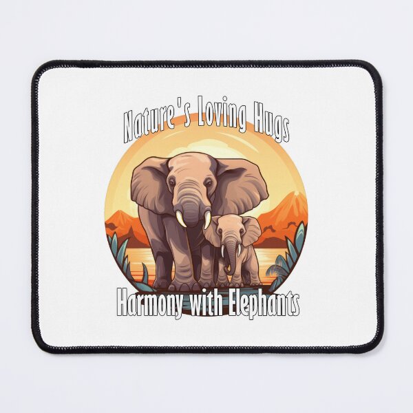 Item preview, Natures Loving Hugs Harmony With Elephants designed and sold by NeavesPhoto.
