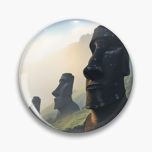 Item preview, Scenic Moyai Moai Emoji Meme Statue Symbol of Strength and Pop Culture designed and sold by Printic.