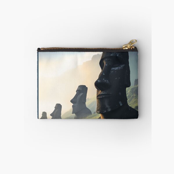 Item preview, Scenic Moyai Moai Emoji Meme Statue Symbol of Strength and Pop Culture designed and sold by Printic.