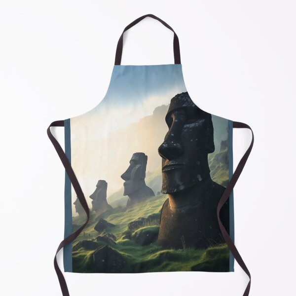 Item preview, Scenic Moyai Moai Emoji Meme Statue Symbol of Strength and Pop Culture designed and sold by Printic.