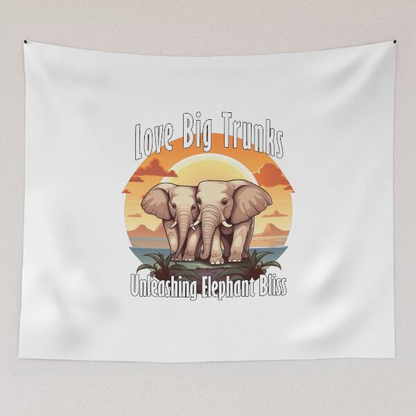 Item preview, Love Big Trunks Unleashing Elephant Bliss designed and sold by NeavesPhoto.