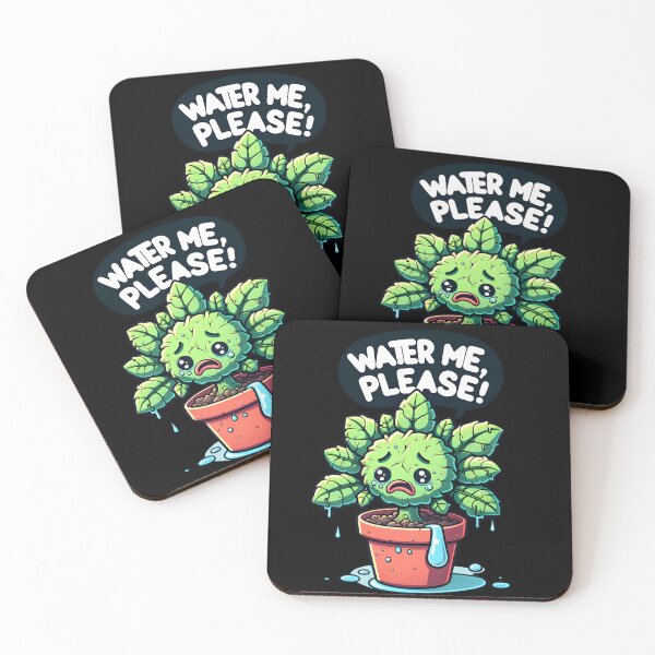 Item preview, Plant Water Reminder Thirsty Plant Humor Water Me Now! Cute And Funny Gifts designed and sold by BadhbhLoot.