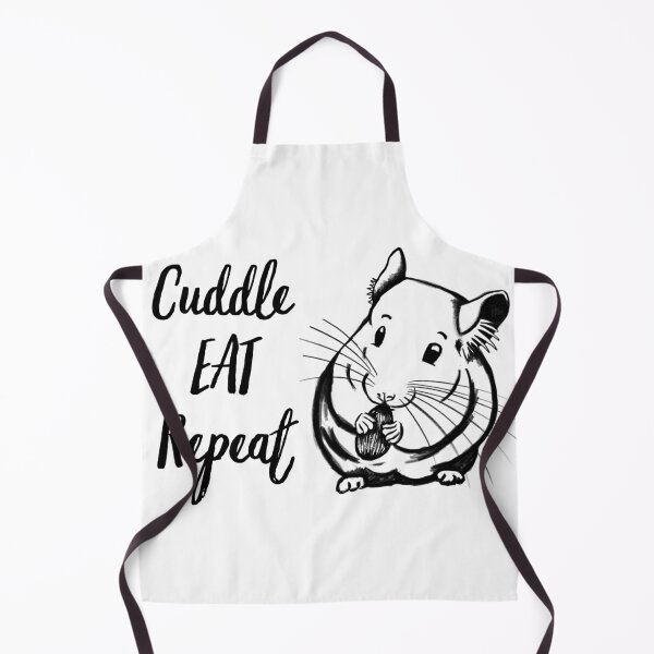 Item preview, Cute chinchilla with an almond, Cuddle eat repeat designed and sold by Drawmecute.
