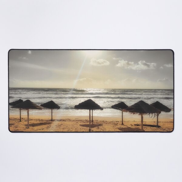 Item preview, Winter Beach Parasols Sunrise designed and sold by Marco Sales.