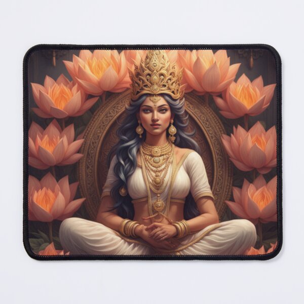 Item preview, The Goddess of prosperity – Lakshmi, representation of prosperity and wealth (material and spiritual), beauty and love designed and sold by CacauBologna.