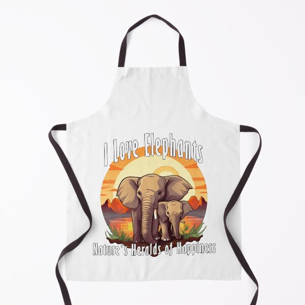 Item preview, I Love Elephants Natures Heralds Of Happiness designed and sold by NeavesPhoto.