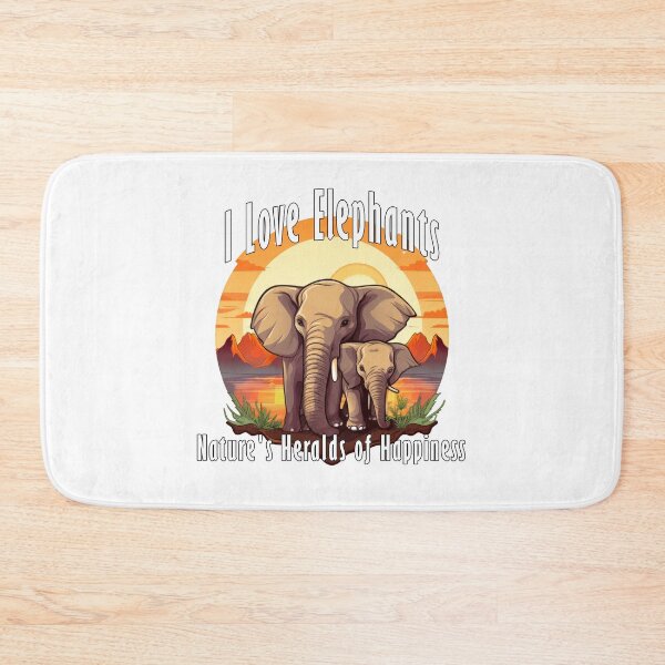 Item preview, I Love Elephants Natures Heralds Of Happiness designed and sold by NeavesPhoto.