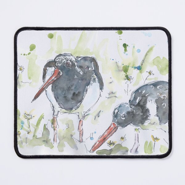 Item preview, Oystercatchers painting. designed and sold by DebTheZeb.