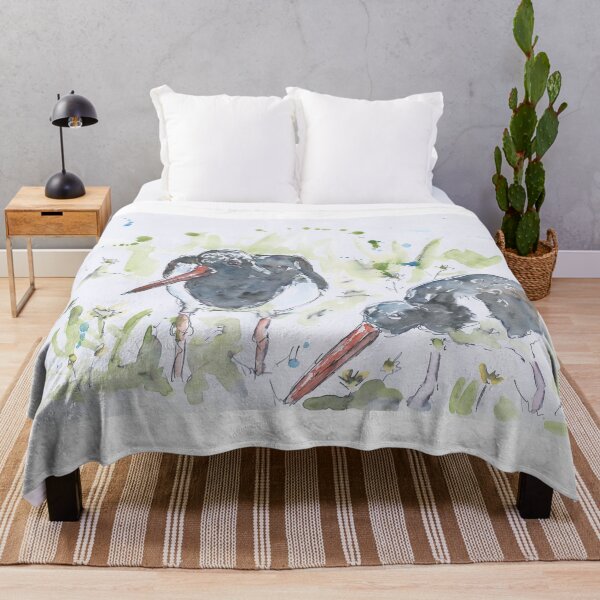Item preview, Oystercatchers painting. designed and sold by DebTheZeb.