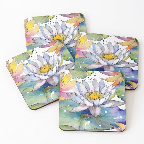 Item preview, Rainbow Waterlily designed and sold by dianasunandmoon.