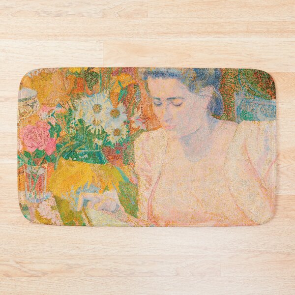 Item preview, Vintage Portrait Painting: Mrs Marie Jeannette de Lange (1900) by Jan Toorop - Classic Artwork designed and sold by Under-TheTable.