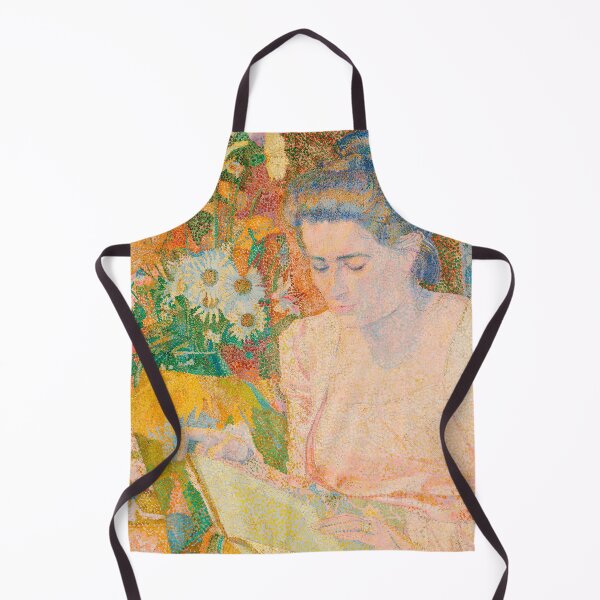 Item preview, Vintage Portrait Painting: Mrs Marie Jeannette de Lange (1900) by Jan Toorop - Classic Artwork designed and sold by Under-TheTable.